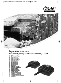 AquaMax Eco Classic 2500/3500/5500/8500/11500/14500/17500