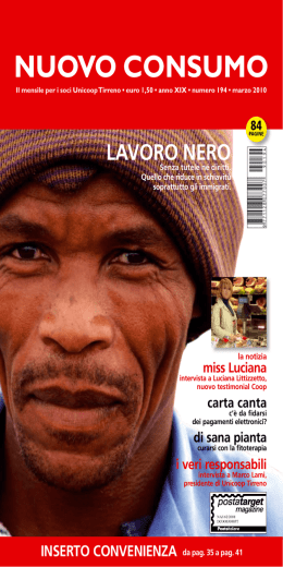 nuovo consumo - UniCoop Tirreno