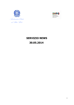 Servizio News Etiopia - 30 05 2014