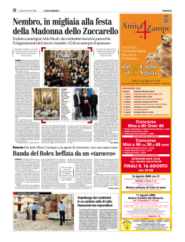 Nembro, in migliaia alla festa della Madonna dello