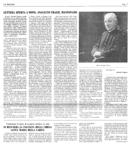 Lettera aperta a mons. Anacleto Trazzi, mantovano Si restaura la