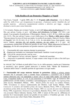 Leggi tutto l`articolo - Il Gruppo Laico Interdiocesano del Sabato