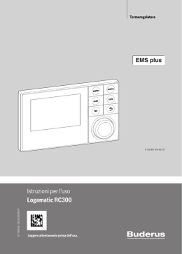 Istruzioni d`uso RC300 T1