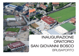 inaugurazione oratorio san giovanni bosco