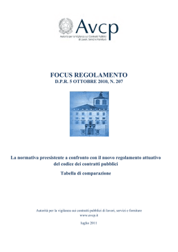 D.P.R. n. 207/2010 - Provincia di Ravenna