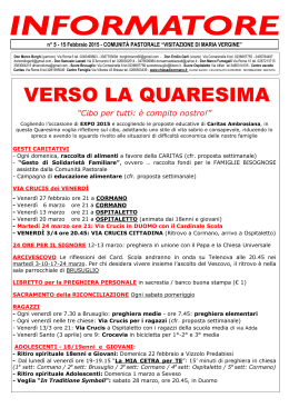 Info CP 05/15 - Parrocchia S. Vincenzo (Brusuglio)