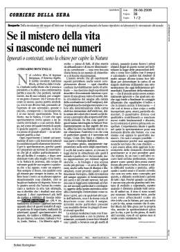 Corriere della Sera - Bollati Boringhieri