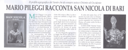 mari() pileggi racconta san n ic()la di bari