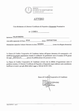 No 14194914 - Banca di Cambiano