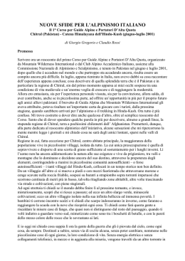 Pakistan 2001 - Scuole di Alpinismo del FVG