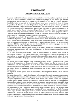 l`apocalisse - LA BIBBIA - Il libro di Dio agli uomini