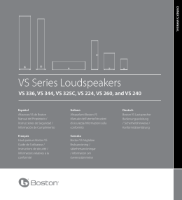 VS Series Loudspeakers