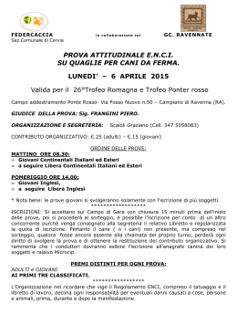 Atti 04 05 15 Federcaccia Cervia Trofeo Romagna