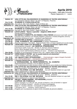 Aprile 2010 - parrocchiasanfrancescolecco.it