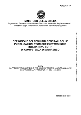 AER(EP).P-170 - Ministero della Difesa