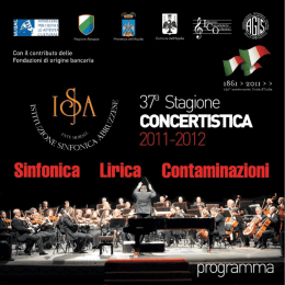 L`Orchestra dell`Istituzione Sinfonica Abruzzese