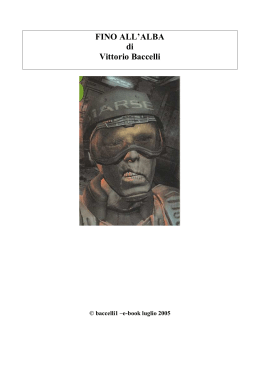 FINO ALL`ALBA di Vittorio Baccelli