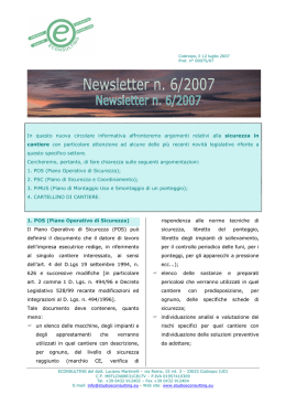 In questo nuova circolare informativa affronteremo argomenti relativi
