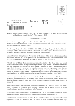 decreto n. 75 - Regione Veneto
