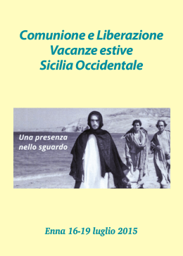 Comunione e Liberazione Vacanze estive Sicilia