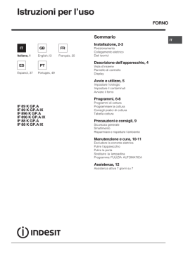 Istruzioni per l`uso