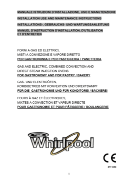 manuale istruzioni d`installazione, uso e - e