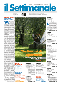 Numero Completo - Diocesi di Como