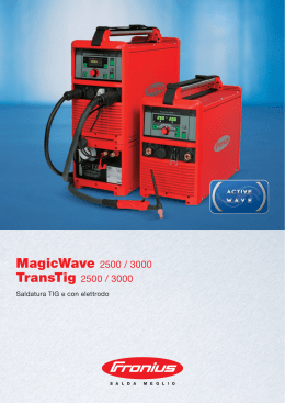 MagicWave 2500 / 3000 TransTig 2500 / 3000