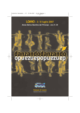 danzandodanzando - Comune di Loano