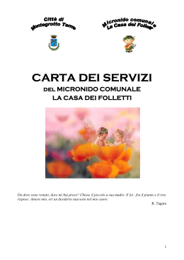 carta servizi - Comune di Montegrotto Terme