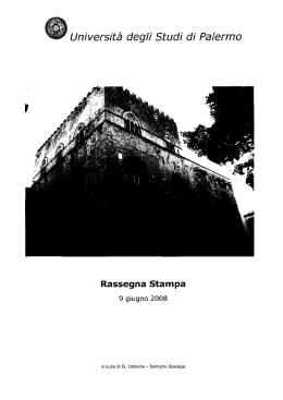 Universit&agrave; degli Studi di Palermo