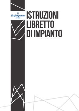 istruzioni per la compilazione del libretto