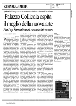 Palazzo Collicola ospita