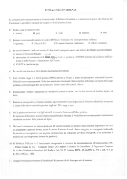 Modulo di richiesta - Comune di Cugliate Fabiasco