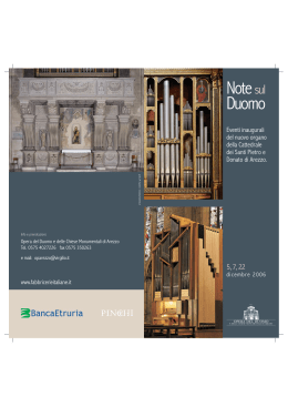 Note sul Duomo - Diocesi di Arezzo-Cortona