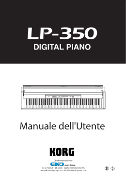 Manuale dell`Utente - Strumenti Musicali .net