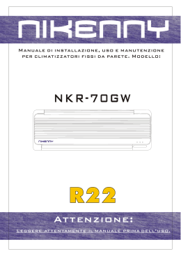 Manuale Utente NKR 70 GW