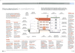 Sono due i calendari degli interventi che riguardano un edificio e ne