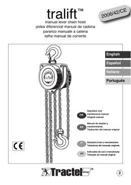 Manuale d`uso paranchi
