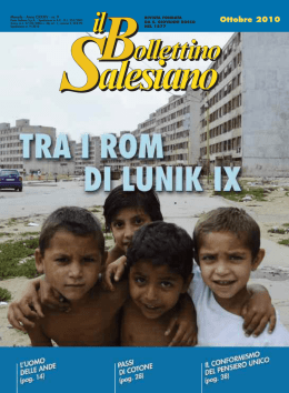Ottobre 2010 - Bollettino Salesiano