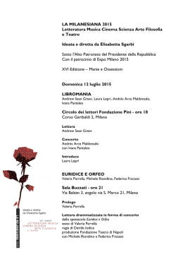 leggi il comunicato stampa per intero