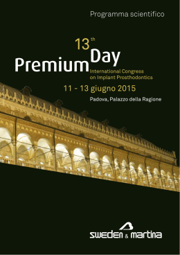 programma del Premium Day di Padova