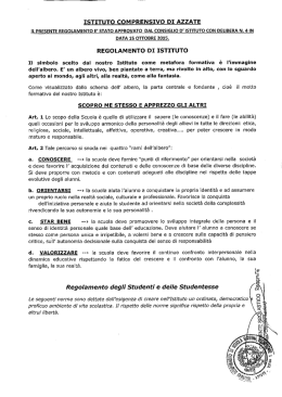 regolamento d`istituto