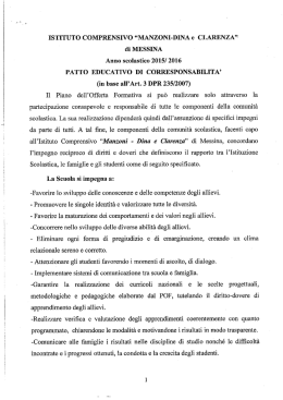 ISTITUTO COMPRENSIVO &ldquo;MANZONI