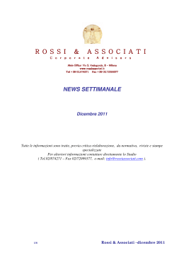 Scarica il PDF - Rossi & Associati