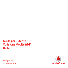 Guida per l`utente Vodafone Mobile Wi-Fi R212