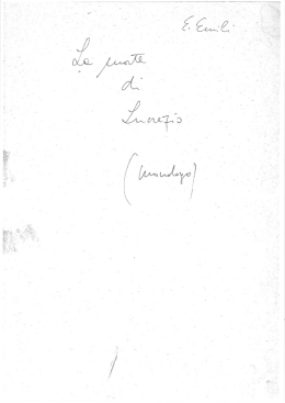 LA MORTE DI LUCREZIO MONOLOGO