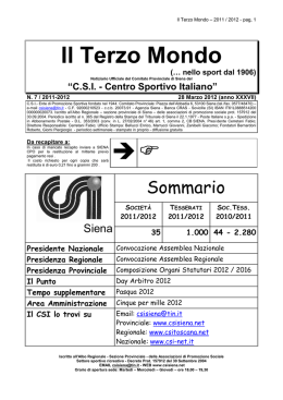Il Terzo Mondo