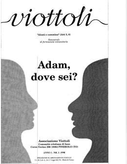 n&deg;1/1998  - Comunit&agrave; cristiana di base Viottoli