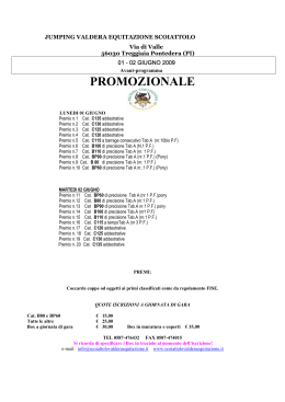 promozionale - FISEPROVINCIA.it
